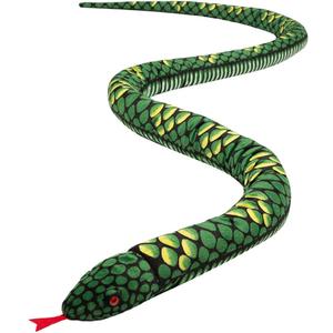 Giant Snake Plush, Stuffed Animal Snake Toy, Birthday Gifts for Boys and Girls (Green, 110 Inch) Giant Snake Plush, Stuffed Animal Snake Toy, Birthday Gifts for Boys and Girls (Green, 110 Inch)