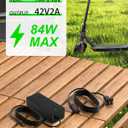 VHBW 42V Charger for Hover-1 Electric Scooters Compatible with Hover-1 Highlander, Dynamo, Gambit, Helios, Alpha, Jive, Journey, Formula, Escape, Pioneer, Rally – Not for 29.4V or 3-Prong/XLR Models