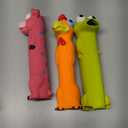 CHIWAVA 3 Pack 9" Squeaky Latex Dog Toys Standing Stick Animal Puppy Fetch Interactive Play for Small Medium Dogs