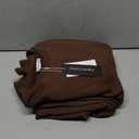 PRETTYGARDEN Women's 2 Piece Outfits Casual Lapel Half Zip Sweatshirts and Wide Leg Pants Tracksuit Sets (Medium, Brown)