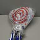 Ganeen 8 Pack 25.6" Lollipop Christmas Pathway Lights Outdoor Candy Pathway Markers Christmas Decorations with 8 Lighting Mode String Lights Plugin for Yard Lawn Walkway(Blue)