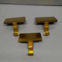 2 in 1 Fireplace Garland and Stocking Hangers for Mantel Heavy Duty Christmas Stocking Holders for Mantle Metal Garland Hooks Xmas Holiday Decoration(Gold,6 Pack)