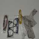 Eyekepper 5 Pack Oversize Reading Glasses Square Large Frame Readers for Men and Women +1.25