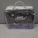 Beeezy Buddies Baby Lounger (Blue/Grey, Outer Space) - for Newborns to Toddlers Between 0-24 Months + Portable + Water-Resistant + 100% Cotton