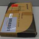 Universal TV Stand - Table Top TV Stand for 27-60 inch LCD LED TVs - 9 Level Height Adjustable TV Base Stand with Tempered Glass Base & Wire Management, VESA 400x400mm