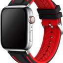 Compatible with Apple Watch Bands 49mm 46mm 45mm 44mm 42mm 41mm 40mm 38mm Silicone Diver Model Replacement Rubber Sport Watch Strap for iWatch Series 11/10/9/8/7/6/5/4/3 Ultra/SE 3/2/1