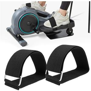 2Pcs/4Pcs Adjustable Pedal Straps for Ellipse Leg Exerciser, Elastic Straps for Elliptical Machine, Trainer Straps, Elliptical Leg Sports Accessories