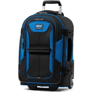 Travelpro Bold Softside Expandable Carry on Rollaboard Luggage, Carry on 22-Inch, Blue/Black