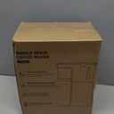 Small Single Serve Coffee Maker, Fast Brew for K-Cup & Ground Coffee, 6-12 Oz Brew Sizes, One-Button Single Cup Coffee Maker, Coffee Machine with Descaling Reminder (9.45 Inches)