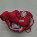 Aqua Eve Bandeau Swimsuits for Women Two Piece Bathing Suits Ruched Tummy Control Tankini Sets Strapless Swimwear (Large, Red)