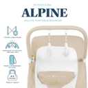 Baby Delight Alpine Deluxe Portable Bouncer, Infant, 0-6 Months, 100% GOTS Certified Cotton Fabrics, Organic Oat