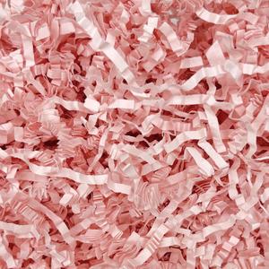 1LB Light Pink Crinkle Cut Paper Shred Filler, Paper Shreds for Basket Fillers, Birthday, Gift Wrapping, Anniversary, Bridesmaid Engagement, Halloween, Valentine's Day, Christmas Craft Decor Party Filler