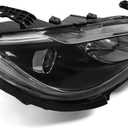 Halogen Headlights Assembly Compatible with Chrysler Pacifica 2018 2019 2020 Front Head Lights Lamps Right Passenger Side RH OEM 68370844AA CH2519153