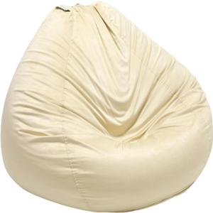 Beanbag Chair Cover with Liner Only Removable (No Filler) Luxurious Microfiber Suede Beanbag Cover for Adults Indoor Pear Style Large - Light