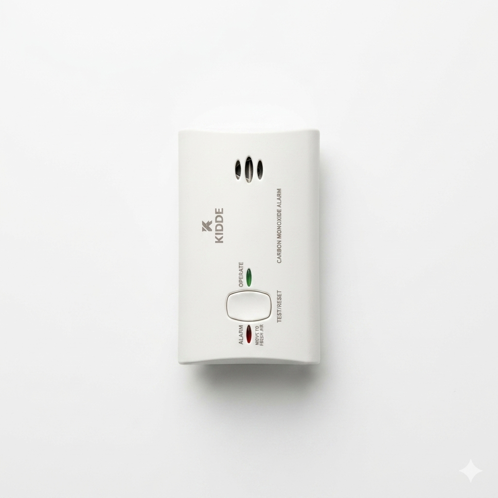 Kidde Carbon Monoxide Detector, AA Battery Powered, Portable for Travel or Home, 85 dB Alarm, LED Status Indicators, 3rd Edition (1 Pack)