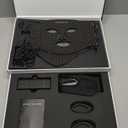 MEGELIN Led Red Light Therapy Face & Neck Mask, 7 Colors Led Light Therapy Facial Mask, Infrared Red Light Therapy Mask, Infrared Light Skin Rejuvenation(Black)