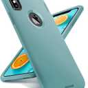 ORIbox for iPhone X Case for iPhone Xs Case Green, [10 FT Military Grade Drop Protection], The Liquid Silicone Heavy Duty Shockproof Anti-Fall Case for iPhone X/XS,5.8 inch, Green