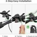 SL-M315-7 Speed Bike Shifter Right Thumb Gear Shifter Bicycle Shift Lever MTB Mountain Bike Shifter Trigger Shifter Commuter Folding Hybrid Bike Gear Shifter with Gear Indicator