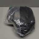 MakeMeChic Women's Off The Shoulder Bell Sleeve Mini Dress Bowknot Cocktail Party Bodycon Dresses (Large, Black and White)