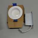 HALO RL 4-Inch Indoor/Outdoor Canless LED Recessed Lighting Downlight with Selectable Color Temperatures - RL4069FSD2W1EWHDM (600/900 Lumens)