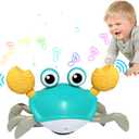 Baby Toys Crawling Crab - Infant Tummy Time Toys 3 4 5 6 7 8 9 10 11 12 Baby Toys 6-12 12-18 Months Light-up Musical Walking Sensory Induction Crabs Interactive Toddler 1st Boys Girls Birthday Gifts