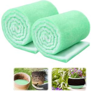 Flower Pot Filler Insert Adjustable Planter Inserts for Large Pots 2 Pcs 47.2" x11.8" Planter Fillers Drainage Material for Indoor Outdoor Gardening Ups a Daisy Pot Fillers for Planters