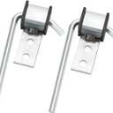 LCGP 2 Pack Heavy Duty Exhaust Hanger Rods Universal Use Exhaust Hanger 3/8" Rod 6" Long