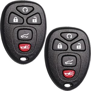 SUPALAND Remote Key Fob Replacement Fits for Chevy Traverse 2007-2016 Tahoe Suburban GMC Acadia Yukon XL Buick Enclave Cadillac Escalade Saturn Outlook OUC60270 OUC60221 Keyless Entry Remote Control