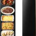 Electric Warming Tray,Extra Large Food Warming Trays with Temp-Settings & Timmer,Full Surface Heating Electric Food Warmer Mat Keep Food Warm at Buffet, Party, Sabbath, Daily Use (XXL(40*14"))