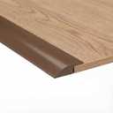 20ft Carpet Floor Transition Strips, Self-Adhesive Carpet to Tile Transition Edge Triings for Doors/Wood Floors, Coverage Height up to 5mm(Dark Brown)
