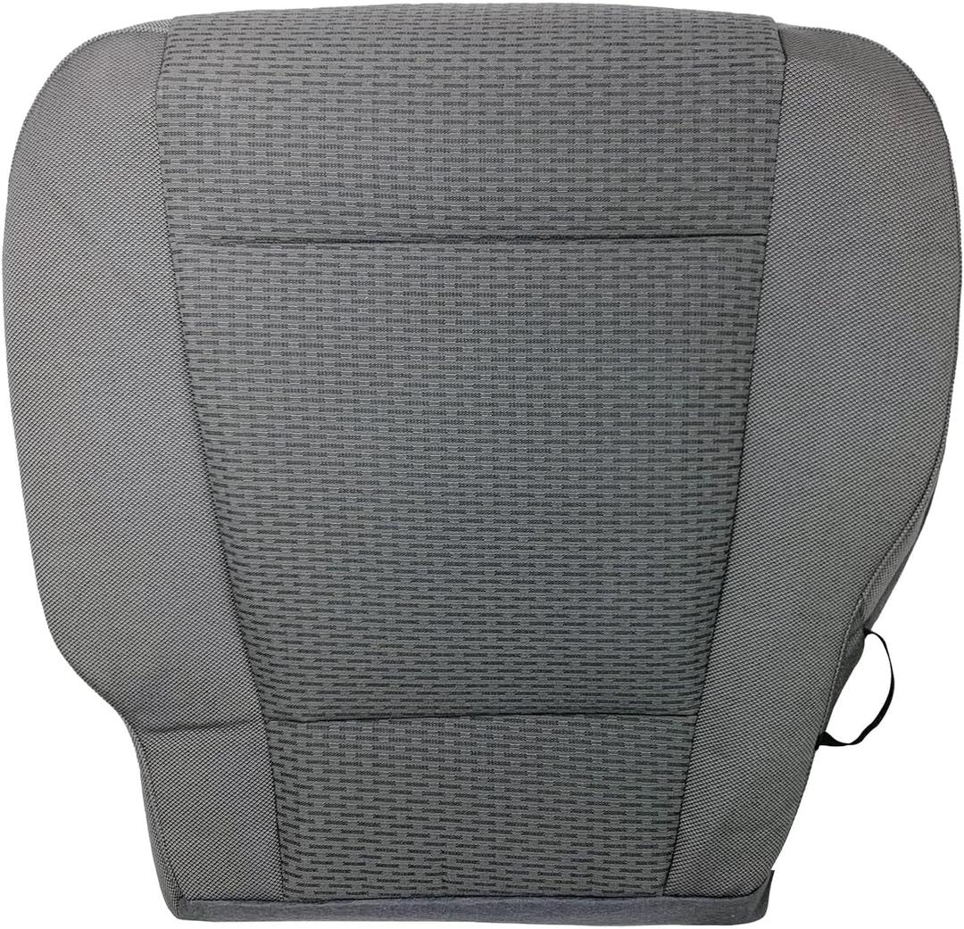 Driver Bottom Seat Cover Cloth Replacement Gray Fit for Ford F150 XLT 2015 2016 2017 2018 2019 2020