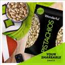 Wonderful Pistachios In Shell, Roasted & Salted Nuts, 48 Ounce Resealable Bag, Shelled Protein Snacks, Bulk Snacks, Healthy Snacks for Adults (EXP 12/17/25)