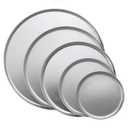 Winco 18" Aluminum Commercial Pizza Pan