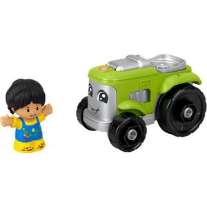 Fisher-Price Little People Toddler Toy Tractor and Farmer Character Figure for Preschool Pretend Play Kids Ages 1+ Years (4.9173 inches)