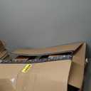 Sweetcrispy 5 Drawer Chest Mobile Storage Cabinets Small Wooden Dresser with Wheels Room Organization Furniture for Office Home, White Wood