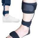 AFO Foot Drop Brace, Comfortable, Perfect Posture, Medical Drop Foot Brace for Walking, Foot Drop Orthotic Brace for Women & Men (L, Left)