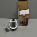 GiveBest Programmable Space Heater with LED Display, Remote Wall Outlet Electric Heater with Thermostat and Timer for Home Office Bathroom Indoor Use, Small Plug-in 450 Watt Heater, ETL Listed