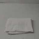 Polyester Poplin White Tablecloth 64"  x 52"