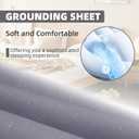 Grounding Sheet, Grounding Sheet with Silver Fiber & Organic Cotton Grounding Sheet for Bed with Grounding Cord Improve Sleep Help with Anxiety (35x90 Inch Gray
