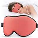 LitBear Sleep Masks for Women, Sleep Eye Mask for Sleeping, Comfortable Night Sleeping Mask, Soft Contoured Eye Cover for Sleeping with Elastic Strap for Side Sleeper Flying Shift Worker Light Sleeper