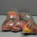 2 x 16 Bundles Artificial Mums for Outdoors Garden Home Decoration Fake Mums UV Resistant Fake Mums Silk Faux Flower Plastic Plants for Outside No Fade Fall Decor for Front Porch Pot Decor