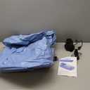 CO-Z Inflatable Adult Bath Tub, Free-Standing Blow Up Bathtub with Foldable Portable Feature for Adult Spa with Electric Air Pump (High-Density PVC) (Blue)