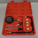 Orion Motor Tech Gasoline Compression Tester Kit, 8pc Petrol Engine Compression Tester Set with 0-300 psi Pressure Gauge 4 Adapters, Small Engine Compression Gauge Set for Motorcycle Car Truck