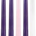 Christmas Advent Unscented 10" x 7/8" Taper Candles Pack of 5