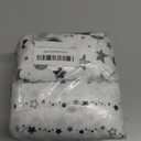 4 Pack Star and Moon Neutral Unisex Fitted Baby Crib Sheets Set for Baby Boys or Girls