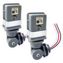 2 Pack Waterproof Photocell Sensors for Outdoor Lights, 120V AC 50/60Hz Photocells with 16-Gauge Wire & Swivel Mount, Dusk to Dawn Photoelectric Switch for Backyard, Barns & Outdoor Lighting