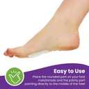 Metatarsal Felt Foot Pad Skived Cut (1/4" Thick) - Made in USA - Felt Metatarsal Pads for Women and Men - Ball of Foot Cushion - 6 Pairs (12 Pieces)