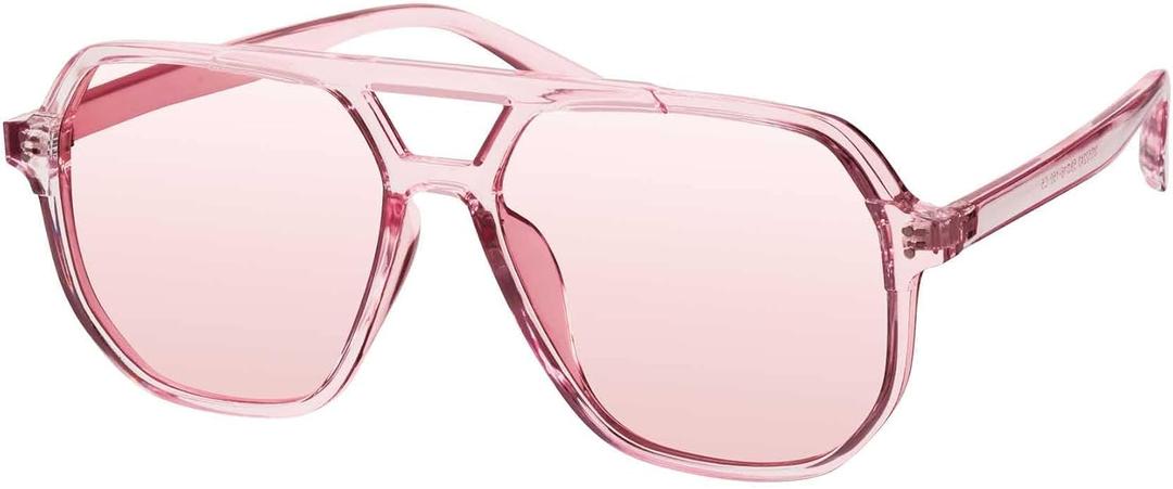 Mosanana Oversized Aviator Sunglasses for Women and Men with Polarized Lens MS52243