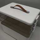 4-Tier Medicine Organizer - Portable Medicine Cabinet with Handle, Extra Large 4-Tier Set