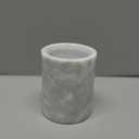 Natural Marble Utensil Holder for Kitchen Counter Decor, Flatware & Utensil Storage Organizer - Kitchen Utensil Organizer for Countertops, Office & Center Table